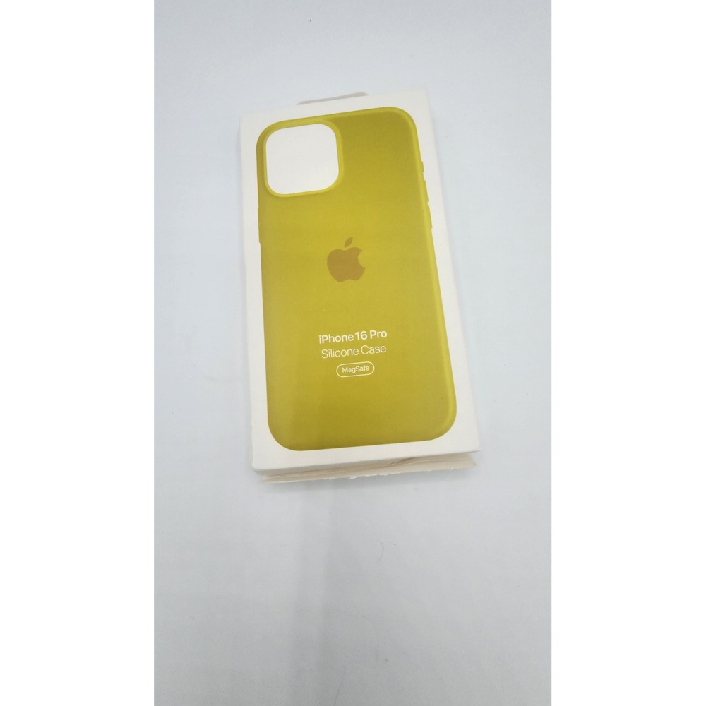 Apple iPhone 16 Pro Silicone Case with MagSafe Star Fruit Yellow MYQ33FE/A New
